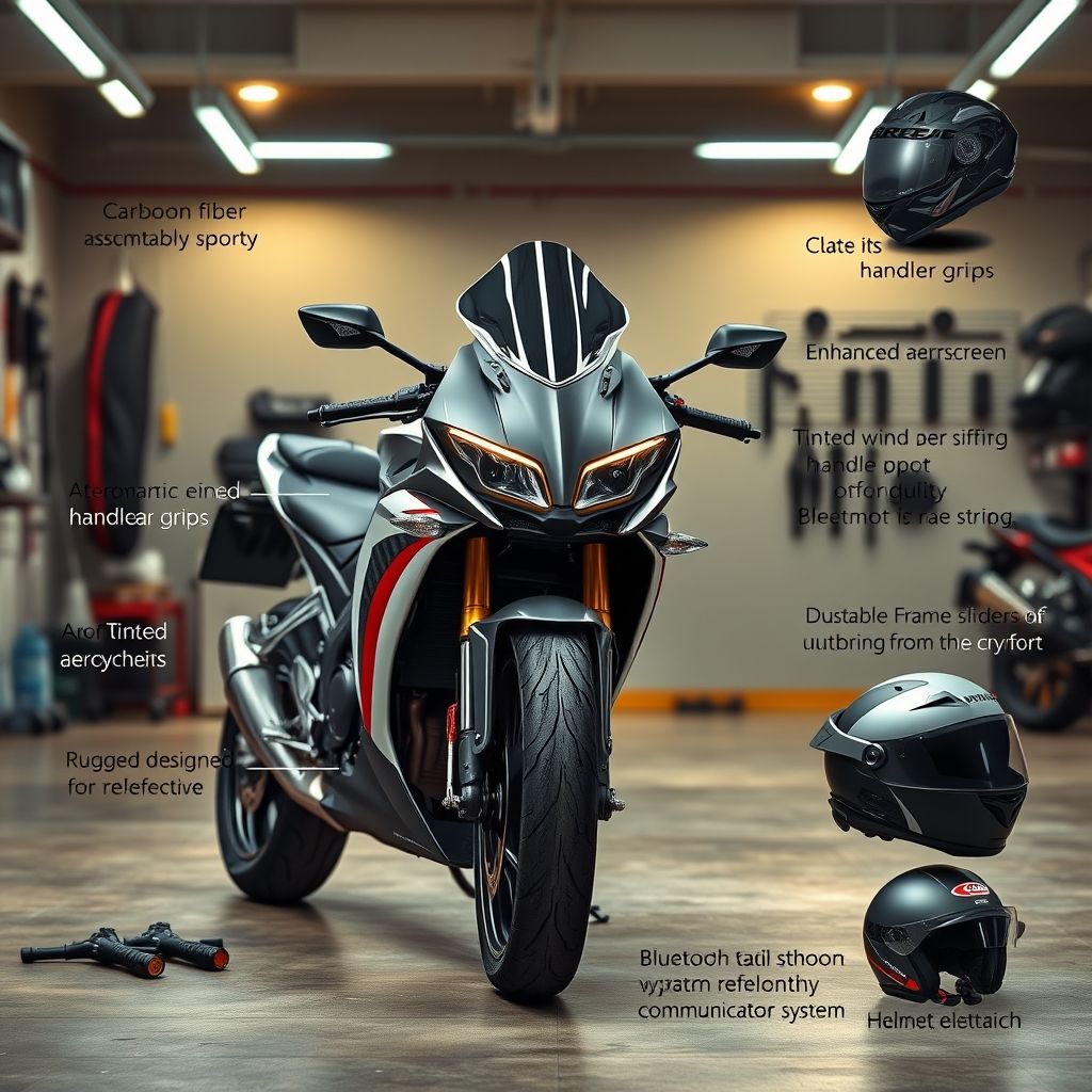 แนะนำอุปกรณ์เสริมสำหรับ CBR650R 2026